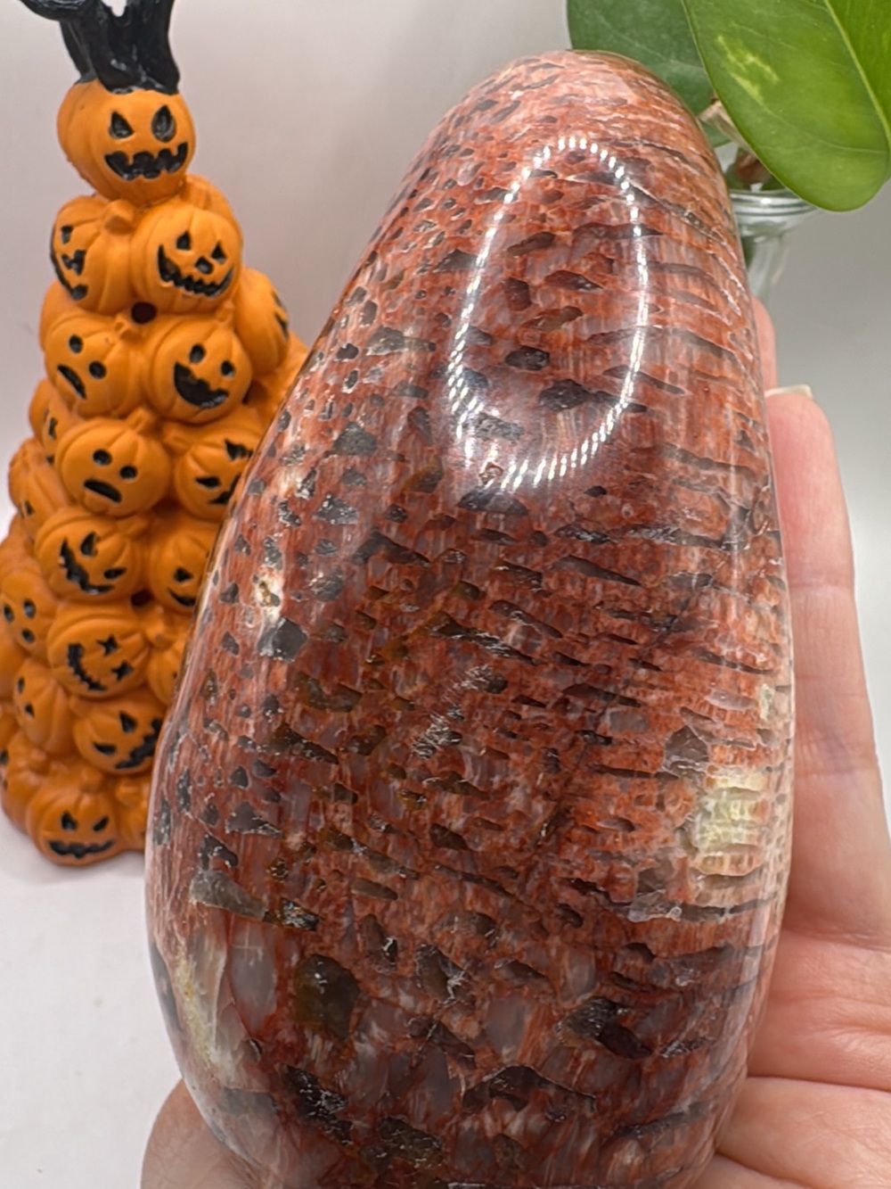 Feldspar and flashy moonstone free form - Picture 4 of 4